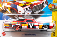 Load image into Gallery viewer, Hot Wheels 2023 &#39;72 Ford Ranchero Red #142 HW Art Cars 9/10 New
