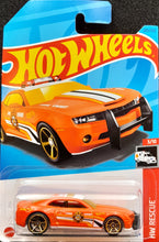 Load image into Gallery viewer, Hot Wheels 2023 &#39;10 Camaro SS Orange #203 HW Rescue 3/10 New Long Card
