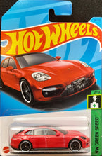 Load image into Gallery viewer, Hot Wheels 2023 Porsche Panamera Turbo S E-Hybrid Sport Turismo Red HW Green Speed
