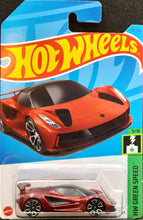 Load image into Gallery viewer, Hot Wheels 2023 Lotus Evija Dark Red #84 HW Green Speed 3/10 New Long Card
