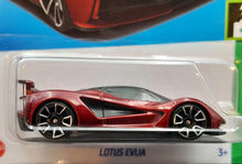 Load image into Gallery viewer, Hot Wheels 2023 Lotus Evija Dark Red #84 HW Green Speed 3/10 New Long Card
