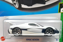 Load image into Gallery viewer, Hot Wheels 2023 Rimac Nevera White #70 HW Green Speed 4/10 New Long Card
