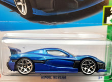 Load image into Gallery viewer, Hot Wheels 2023 Rimac Nevera Blue #70 HW Green Speed 4/10 New Long Card
