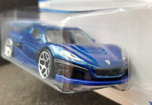 Load image into Gallery viewer, Hot Wheels 2023 Rimac Nevera Blue #70 HW Green Speed 4/10 New Long Card
