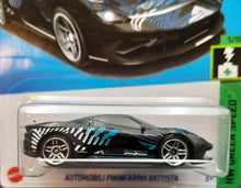 Load image into Gallery viewer, Hot Wheels 2023 Automobili Pinifarina Battista Black #108 HW Green Speed New 5/10 Long Card
