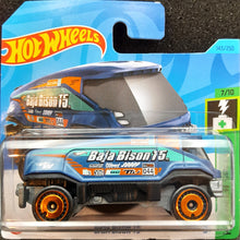 Load image into Gallery viewer, Hot Wheels 2023 Baja Bison T5 Navy Blue #143 HW Green Speed 7/10 New
