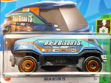 Load image into Gallery viewer, Hot Wheels 2023 Baja Bison T5 Navy Blue #143 HW Green Speed 7/10 New
