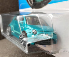 Load image into Gallery viewer, Hot Wheels 2023 Fiat 500e Teal #144 HW Green Speed 8/10 New Long Card
