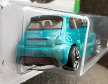 Load image into Gallery viewer, Hot Wheels 2023 Fiat 500e Teal #144 HW Green Speed 8/10 New Long Card
