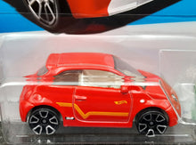 Load image into Gallery viewer, Hot Wheels 2023 Fiat 500e Red #144 HW Green Speed 8/10 New Long Card
