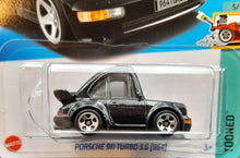 Load image into Gallery viewer, Hot Wheels 2023 Porsche 911 Turbo 3.6 (964) Black #234 Tooned 5/5 New Long Card
