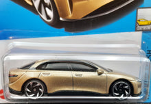 Load image into Gallery viewer, Hot Wheels 2023 Lucid Air Gold #97 Factory Fresh 1/5 New Long Card
