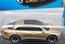 Load image into Gallery viewer, Hot Wheels 2023 Lucid Air Gold #97 Factory Fresh 1/5 New Long Card
