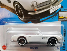 Load image into Gallery viewer, Hot Wheels 2023 BMW 507 White #120 Factory Fresh 2/5 New Long Card
