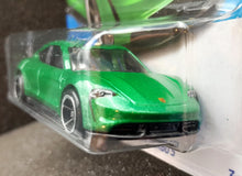 Load image into Gallery viewer, Hot Wheels 2023 Porsche Taycan Turbo S Green #149 Factory Fresh 4/5 New
