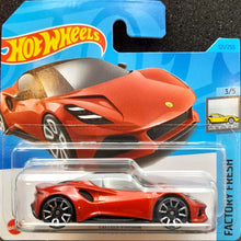 Load image into Gallery viewer, Hot Wheels 2023 Lotus Emira Red #121 Factory Fresh 3/5 New
