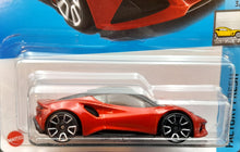 Load image into Gallery viewer, Hot Wheels 2023 Lotus Emira Red #121 Factory Fresh 3/5 New Long Card
