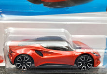 Load image into Gallery viewer, Hot Wheels 2023 Lotus Emira Red #121 Factory Fresh 3/5 New Long Card
