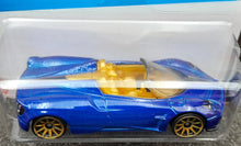 Load image into Gallery viewer, Hot Wheels 2023 &#39;17 Pagani Huayra Roadster #13 Blue HW Roadsters 2/10 New Long Card
