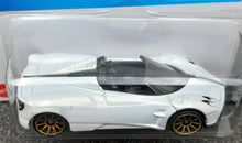 Load image into Gallery viewer, Hot Wheels 2023 &#39;17 Pagani Huayra Roadster #13 White HW Roadsters 2/10 New Long Card
