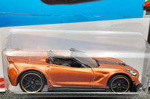 Load image into Gallery viewer, Hot Wheels 2023 Corvette C7 Z06 Convertible Light Brown #34 HW Roadsters 4/10 New Long Card
