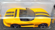 Load image into Gallery viewer, Hot Wheels 2023 Dodge Viper RT/10 Yellow #131 HW Roadsters 7/10 New Long Card
