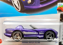 Load image into Gallery viewer, Hot Wheels 2023 Dodge Viper RT/10 Purple #131 HW Roadsters 7/10 New Long Card
