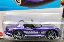 Load image into Gallery viewer, Hot Wheels 2023 Dodge Viper RT/10 Purple #131 HW Roadsters 7/10 New Long Card
