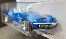 Load image into Gallery viewer, Hot Wheels 2023 &#39;72 Stingray Convertible Blue #132 HW Roadsters 8/10 New Long Card
