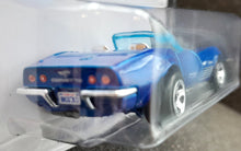 Load image into Gallery viewer, Hot Wheels 2023 &#39;72 Stingray Convertible Blue #132 HW Roadsters 8/10 New Long Card
