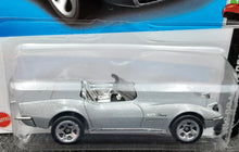 Load image into Gallery viewer, Hot Wheels 2023 &#39;72 Stingray Convertible SIlver #132 HW Roadsters 8/10 New Long Card
