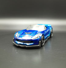 Load image into Gallery viewer, Hot Wheels 2018 Corvette C7 Z06 Convertible Blue #5 Factory Fresh 9/10
