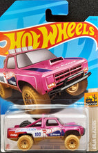 Load image into Gallery viewer, Hot Wheels 2023 &#39;87 Dodge D100 Dark Pink #181 Baja Blazers 1/10 New Long Card
