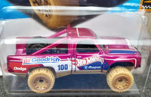Load image into Gallery viewer, Hot Wheels 2023 &#39;87 Dodge D100 Dark Pink #181 Baja Blazers 1/10 New Long Card
