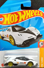 Load image into Gallery viewer, Hot Wheels 2023 Pagani Zonda R White #72 HW Turbo 1/5 New Long Card
