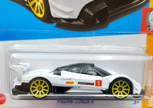 Load image into Gallery viewer, Hot Wheels 2023 Pagani Zonda R White #72 HW Turbo 1/5 New Long Card
