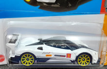 Load image into Gallery viewer, Hot Wheels 2023 Pagani Zonda R White #72 HW Turbo 1/5 New Long Card
