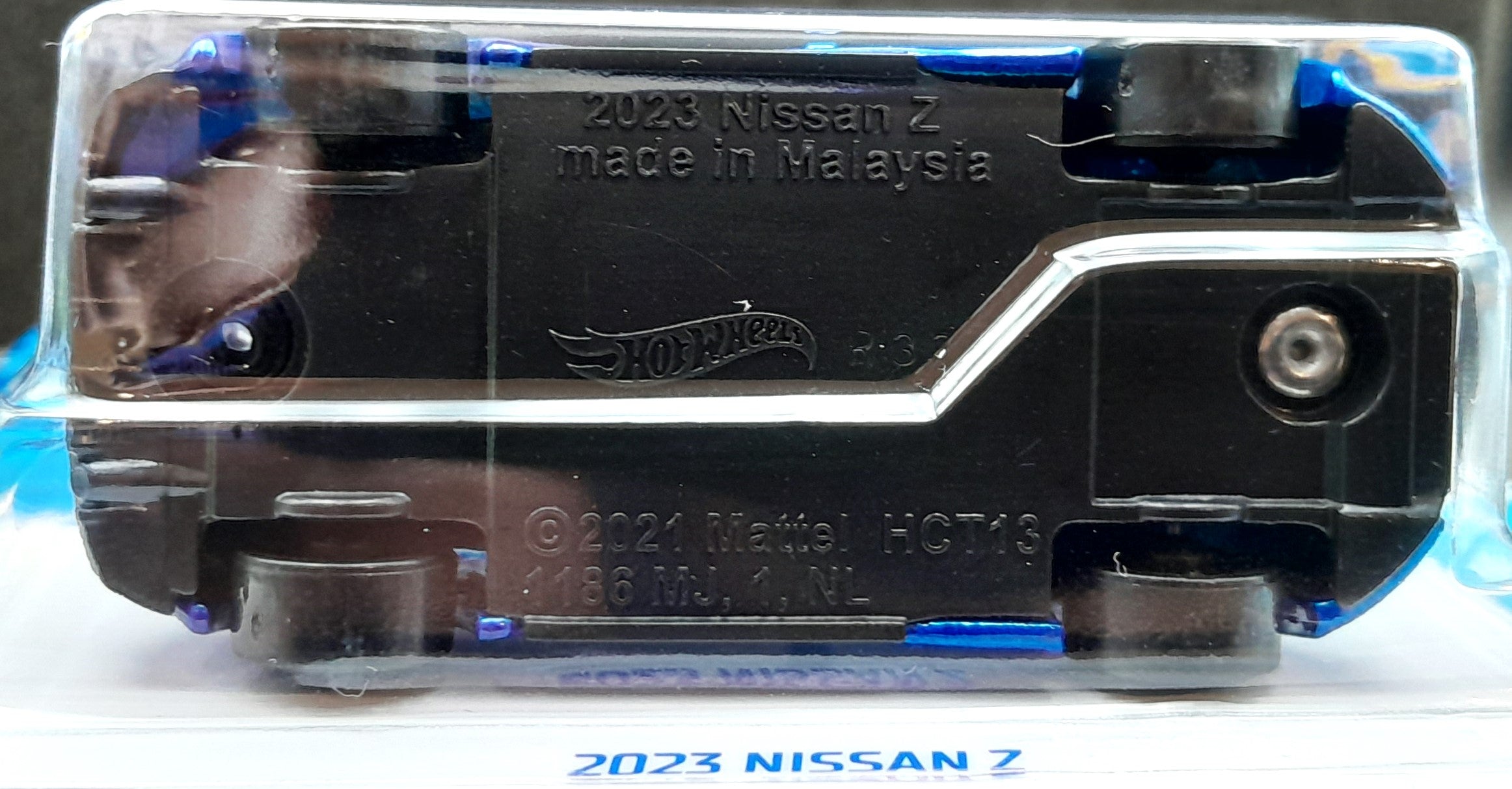 Hot Wheels 2023 Nissan Z Blue #46 HW J-Imports 3/10 New Long Card