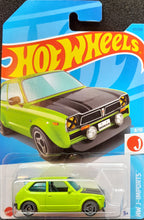 Load image into Gallery viewer, Hot Wheels 2023 &#39;73 Honda Civic Custom Green #117 HW J-Imports 8/10 New Long Card
