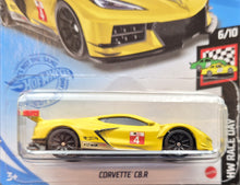 Load image into Gallery viewer, Hot Wheels 2021 Corvette C8.R Yellow #105 HW Race Day 6/10 New Long Card
