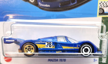 Load image into Gallery viewer, Hot Wheels 2023 Mazda 787B Blue #28 Retro Racers 4/10 New Long Card
