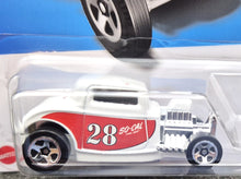Load image into Gallery viewer, Hot Wheels 2023 &#39;32 Ford White #124 Retro Racers 7/10 New Long Card
