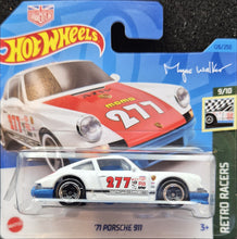 Load image into Gallery viewer, Hot Wheels 2023 &#39;71 Porsche 911 White #126 Retro Racers 9/10 New
