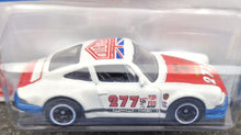 Load image into Gallery viewer, Hot Wheels 2023 &#39;71 Porsche 911 White #126 Retro Racers 9/10 New Long Card
