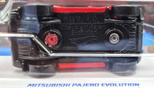 Load image into Gallery viewer, Hot Wheels 2023 Mitsubishi Pajero Evolution Red #175 Mud Studs 3/5 New Long Card
