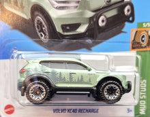 Load image into Gallery viewer, Hot Wheels 2023 Volvo XC40 Recharge Sage Green #201 Mud Studs 5/5 New Long Card
