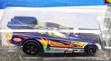 Load image into Gallery viewer, Hot Wheels 2023 Mustang NHRA Funny Car Purple #140 HW Drag Strip 5/10 New Long Card
