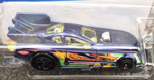 Load image into Gallery viewer, Hot Wheels 2023 Mustang NHRA Funny Car Purple #140 HW Drag Strip 5/10 New Long Card
