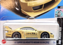 Load image into Gallery viewer, Hot Wheels 2023 LB Super Silhouette Nissan Silvia (S15) Matte Gold #17 HW Modified 1/5 New Long Card
