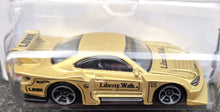 Load image into Gallery viewer, Hot Wheels 2023 LB Super Silhouette Nissan Silvia (S15) Matte Gold #17 HW Modified 1/5 New Long Card
